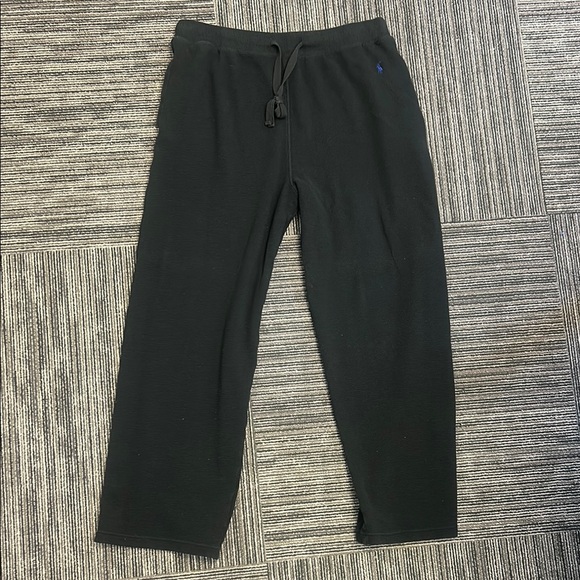Polo Ralph Lauren Men’s Sleepwear Polo Black Lounge Pants Size L - Picture 1 of 10